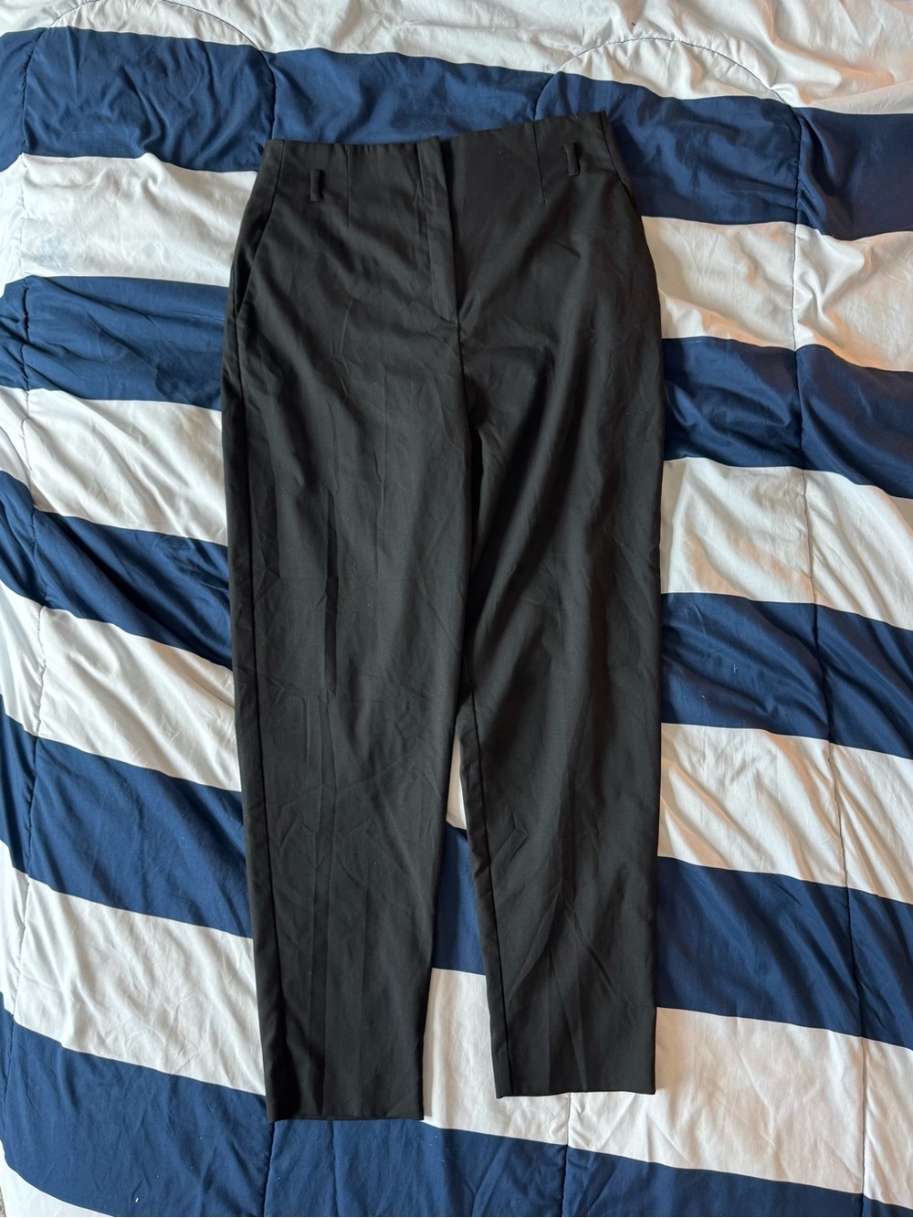 Mango Black High Waisted Pants